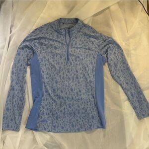 Adidas Light Blue Long Sleeve Top